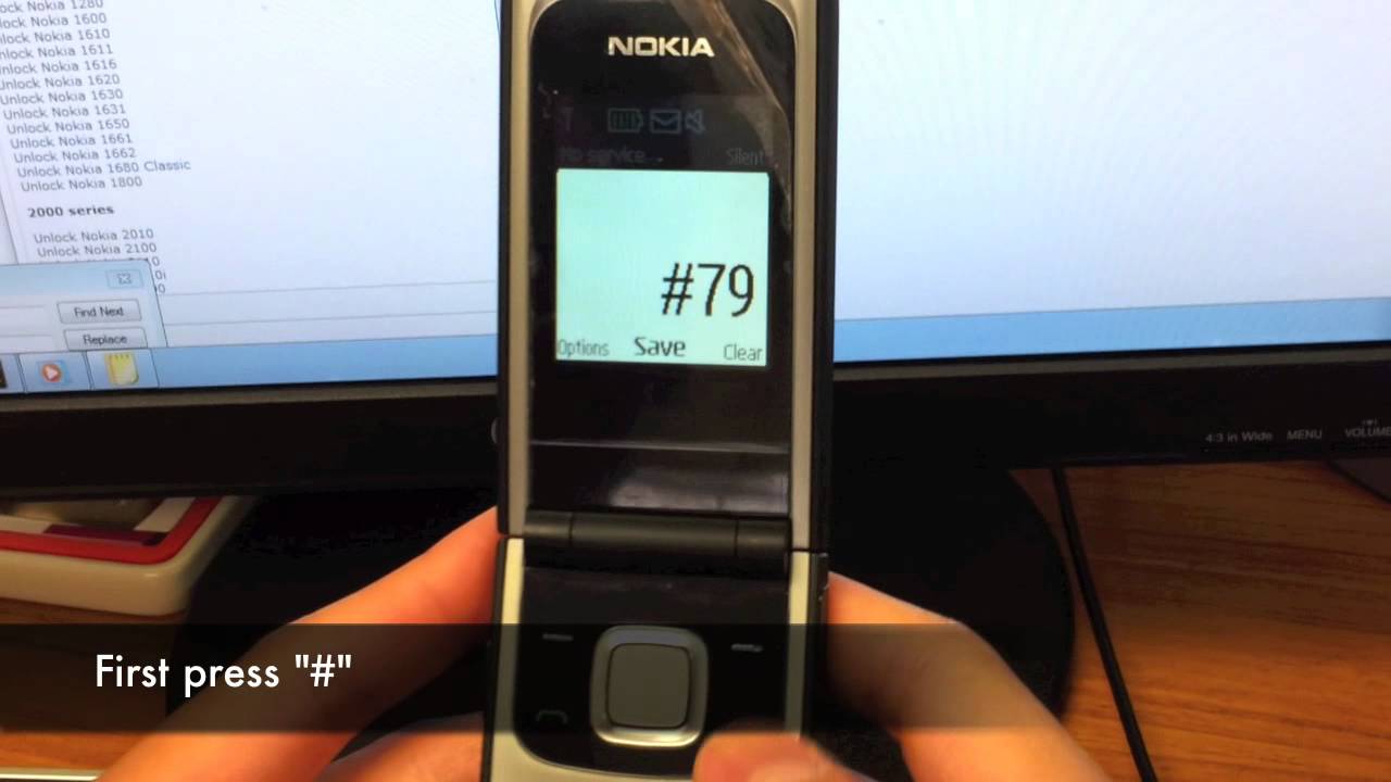 Nokia 2720 unlock code free